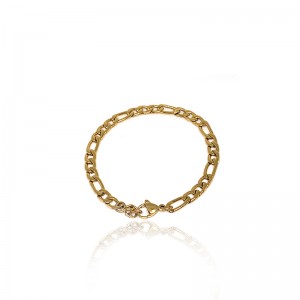 Europejska i amerykańska bransoletka mody Nstainless stal pozłacany