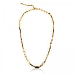 Naszyjnik ze stalinierdzewnej ze stalinierdzewnej