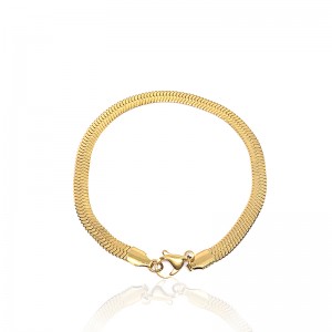 Europejska i amerykańska moda ze stalinierdzewnej pozłacana sieć ostrza